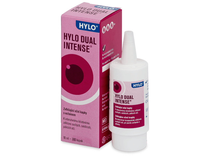 HYLO DUAL Hylo-Protect EYE DROPS 10ml moisturizing Dry Eye Allergy Soothing  NEW!